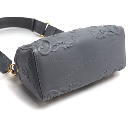Louis Vuitton City Keepall Shoulder Bag Dark Shadow Gray IC Ladies