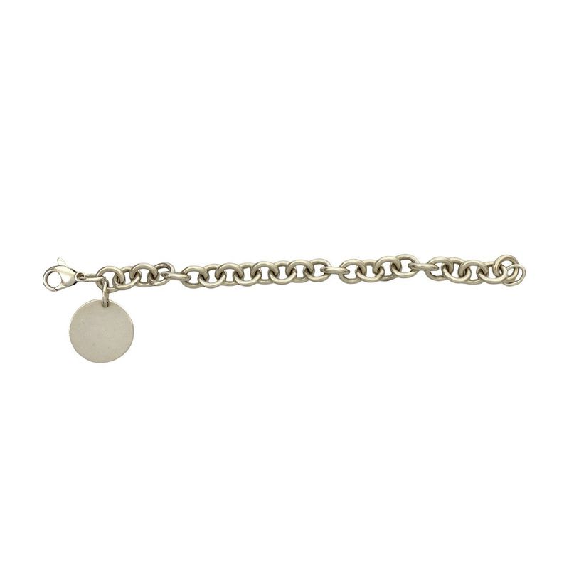 Tiffany & Co Return To Oval Bracelet Silver 925 Chain Bangle