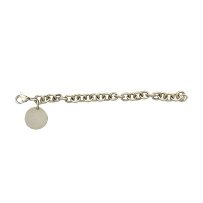 Tiffany & Co Return To Oval Bracelet Silver 925 Chain Bangle