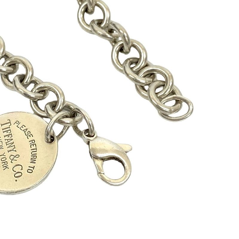 Tiffany & Co Return To Oval Bracelet Silver 925 Chain Bangle