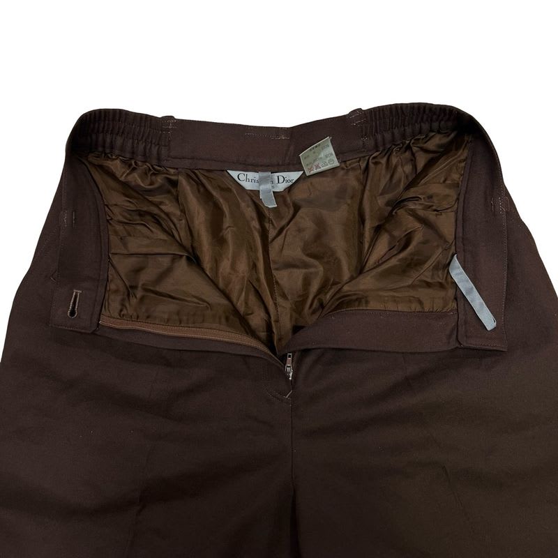 Christian Dior Sports Hardware Wool Polyester Pants Long L Size