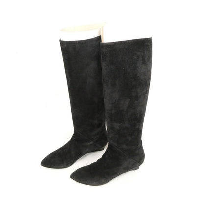 Bottega Veneta Long Boots 36.5 Suede Wedge Sole