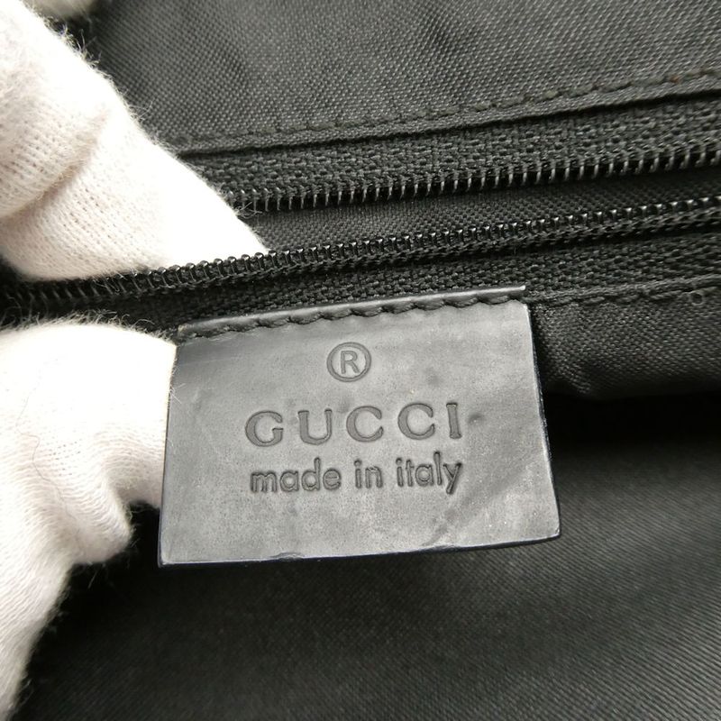 Gucci GG Nylon Bamboo Handbag Tote