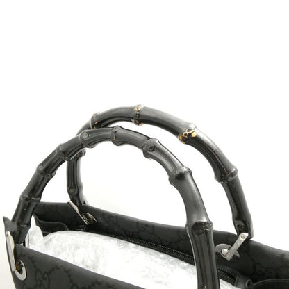 Gucci GG Nylon Bamboo Handbag Tote