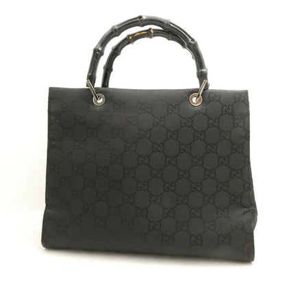 Gucci GG Nylon Bamboo Handbag Tote