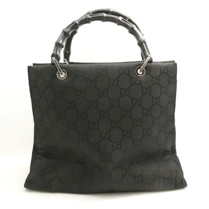 Gucci GG Nylon Bamboo Handbag Tote