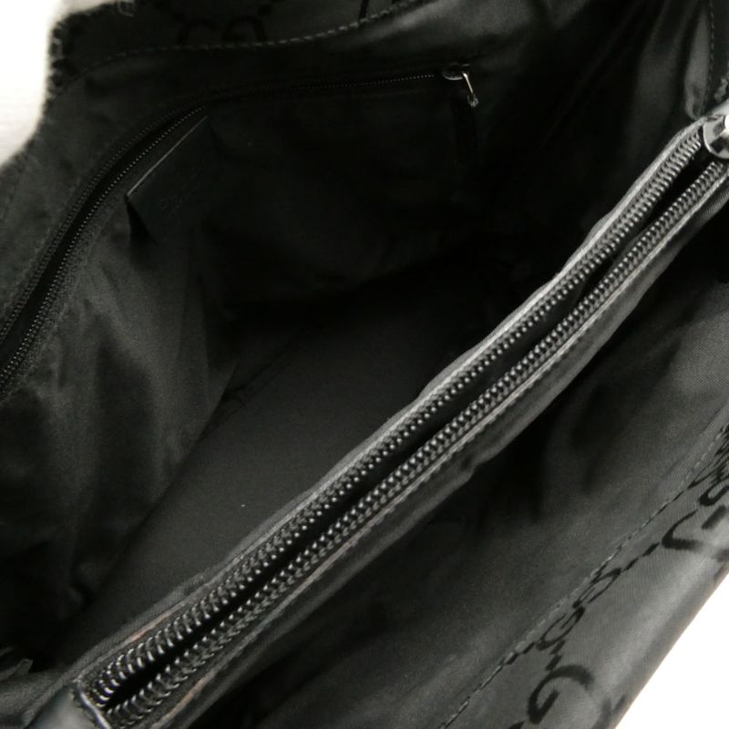 Gucci GG Nylon Bamboo Handbag Tote