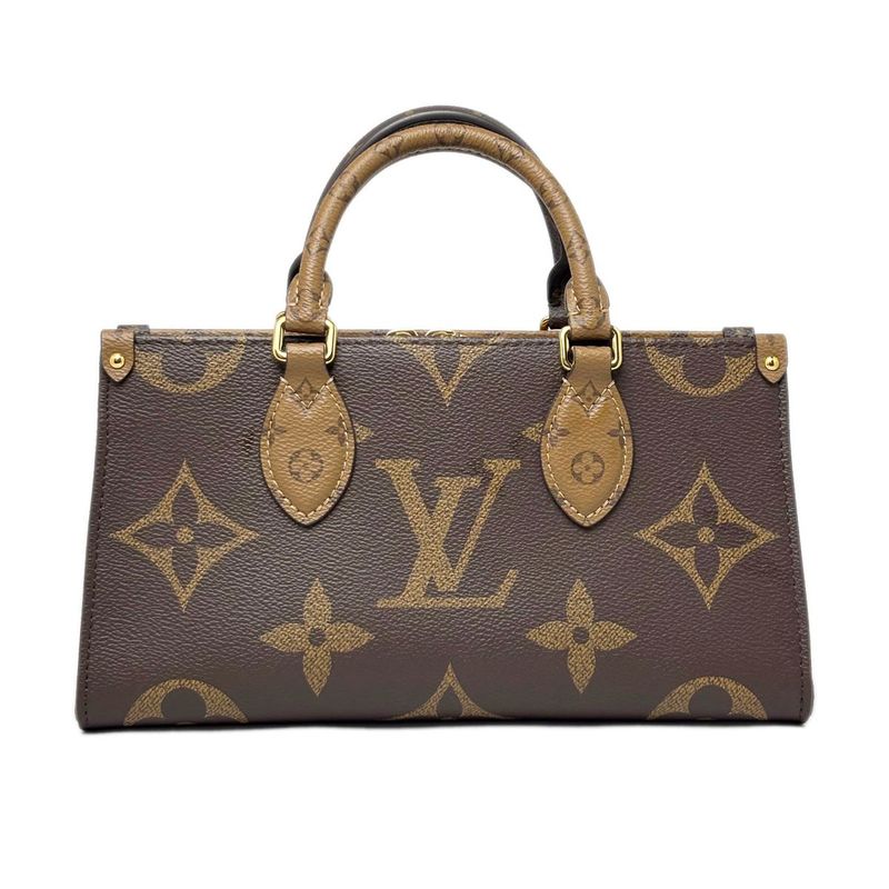 Louis Vuitton Handbag Shoulder Monogram Giant on the Go East West