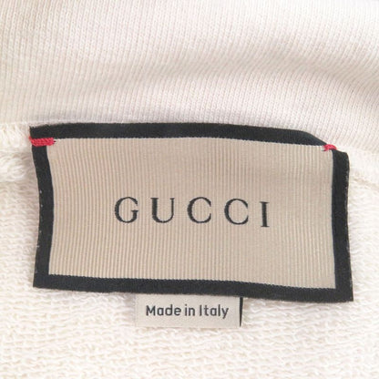 □gucci 721427 Patch Felt Cotton Pullover Sweatshirt Hoodie Ivory XS Genuine