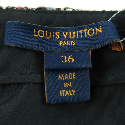 ◇louis Vuitton Fndr50 Wool Mohair Blend Monogram Tweed Dress Multi 36 With
