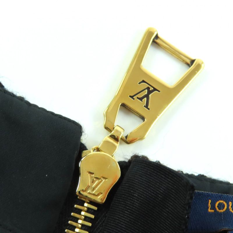 ◇louis Vuitton Fndr50 Wool Mohair Blend Monogram Tweed Dress Multi 36 With