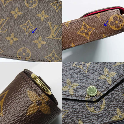 Louis Vuitton Pochette Félicie M81896 Monogram Chain Shoulder Clutch
