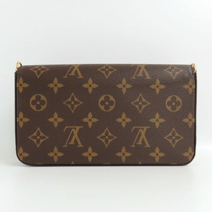 Louis Vuitton Pochette Félicie M81896 Monogram Chain Shoulder Clutch