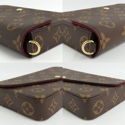 Louis Vuitton Pochette Félicie M81896 Monogram Chain Shoulder Clutch