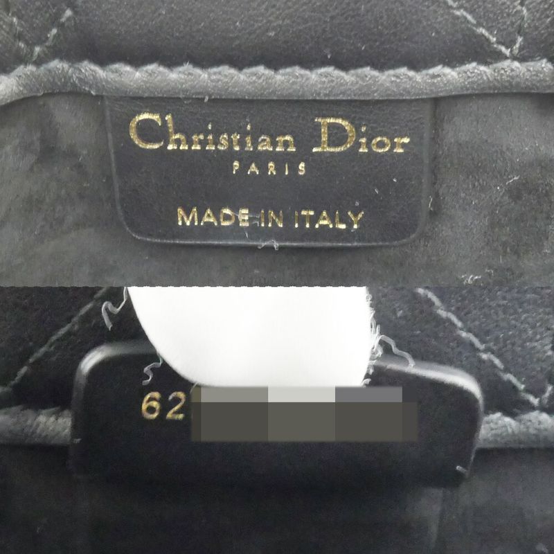 Dior Book Tote Handbag Mini Shoulder Macro Kana Jukafu Black S55730whp_m