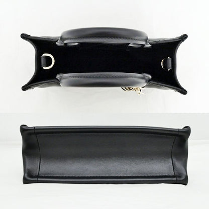 Dior Book Tote Handbag Mini Shoulder Macro Kana Jukafu Black S55730whp_m