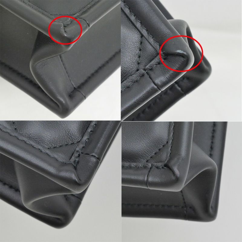 Dior Book Tote Handbag Mini Shoulder Macro Kana Jukafu Black S55730whp_m