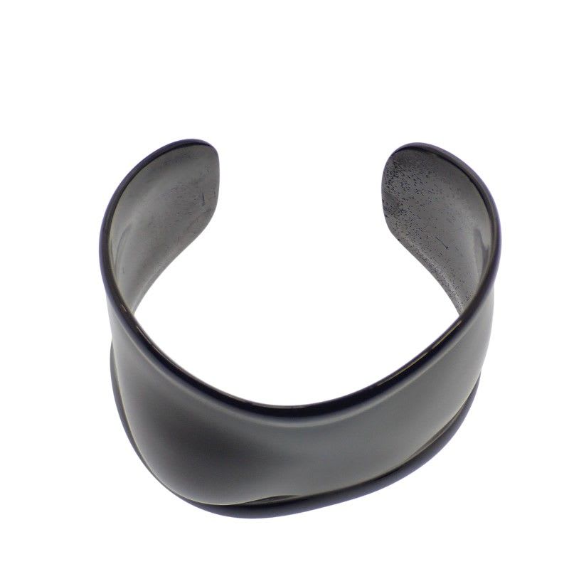 Tiffany & Co Bone Cuff Bangle Bracelet Ruthenium Women's Right