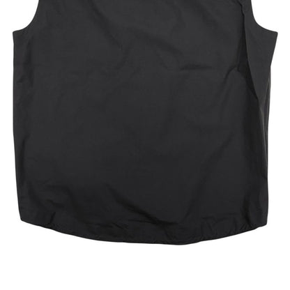 Prada Vest Linea Rossa Logo Sgn995 S182 1SYD 48 Size Nylon With Hood Black