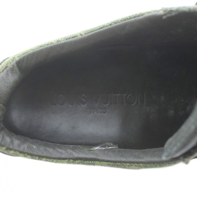 Louis Vuitton Monogram Mini Sneakers Canvas Leather Low Cut 36.5 23.5cm