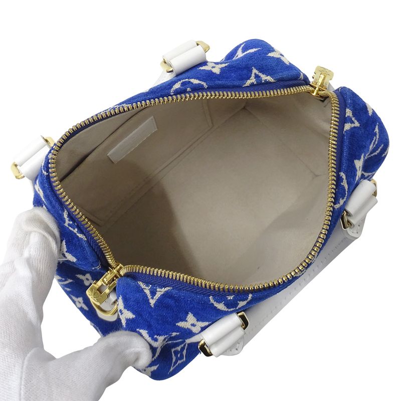 Louis Vuitton Bag Monogram Jacquard Velvet Women's Brand Handbag Shoulder Bag