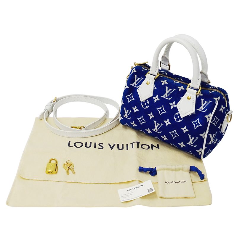 Louis Vuitton Bag Monogram Jacquard Velvet Women's Brand Handbag Shoulder Bag