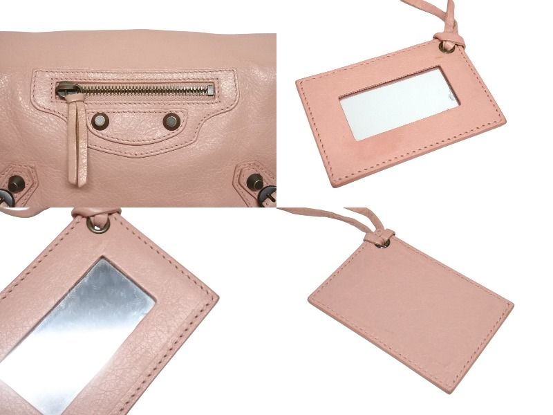 Balenciaga Shoulder Bag Classic Tool Kit Leather Pink — view 3