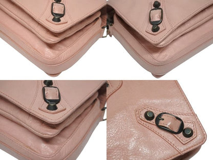 Balenciaga Shoulder Bag Classic Tool Kit Leather Pink — view 5