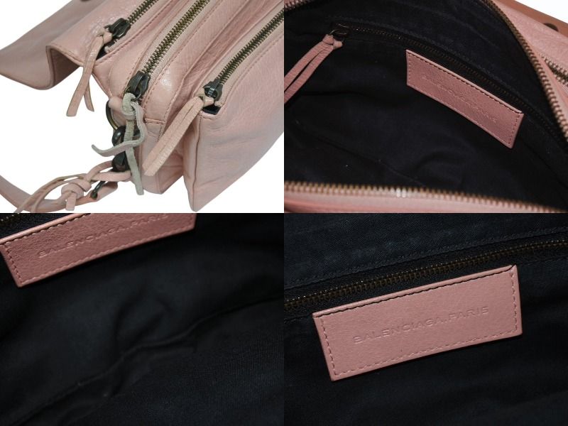 Balenciaga Shoulder Bag Classic Tool Kit Leather Pink — view 8