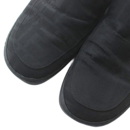 Fendi Slip-on Sneakers Low-cut Logo All-over Pattern Black XZ • GY18