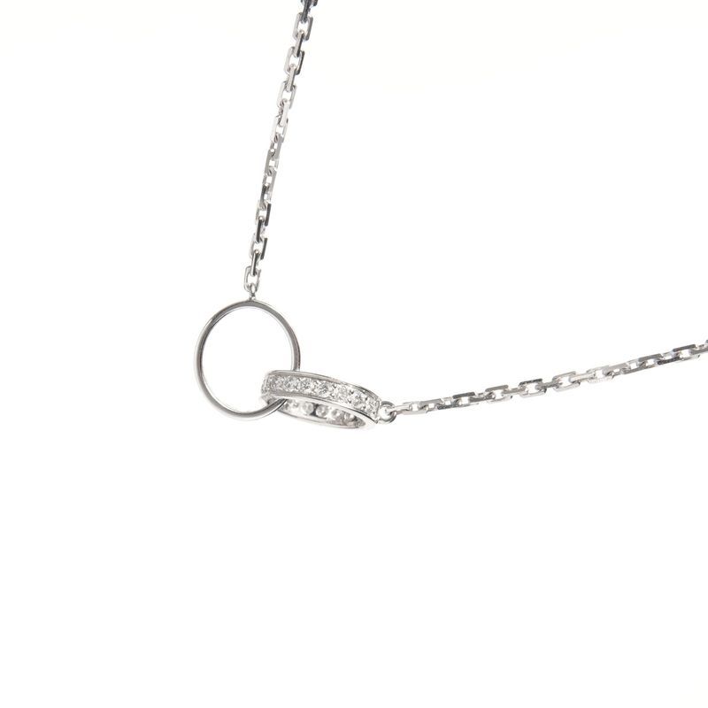 Cartier Necklace Baby Love 18K White Gold Diamond