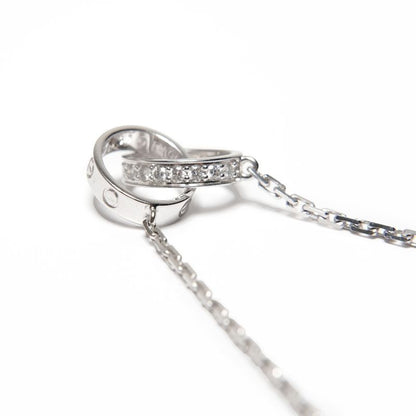 Cartier Necklace Baby Love 18K White Gold Diamond