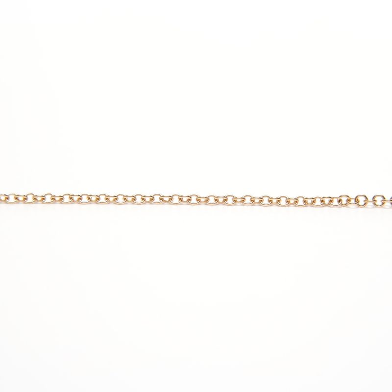 Tiffany & Co. Necklace Metro Cross Mini Diamond 18K
