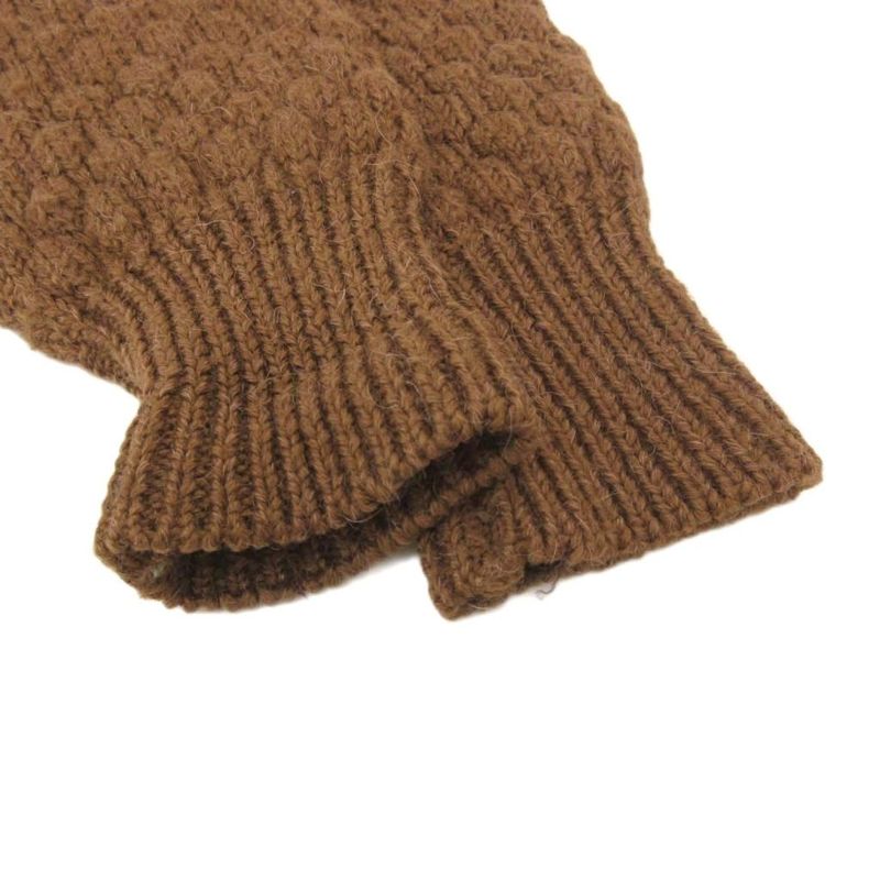 Christian Dior Vintage Cardigan Cable Knit Wool Alpaca Blend Gold Buttons 42