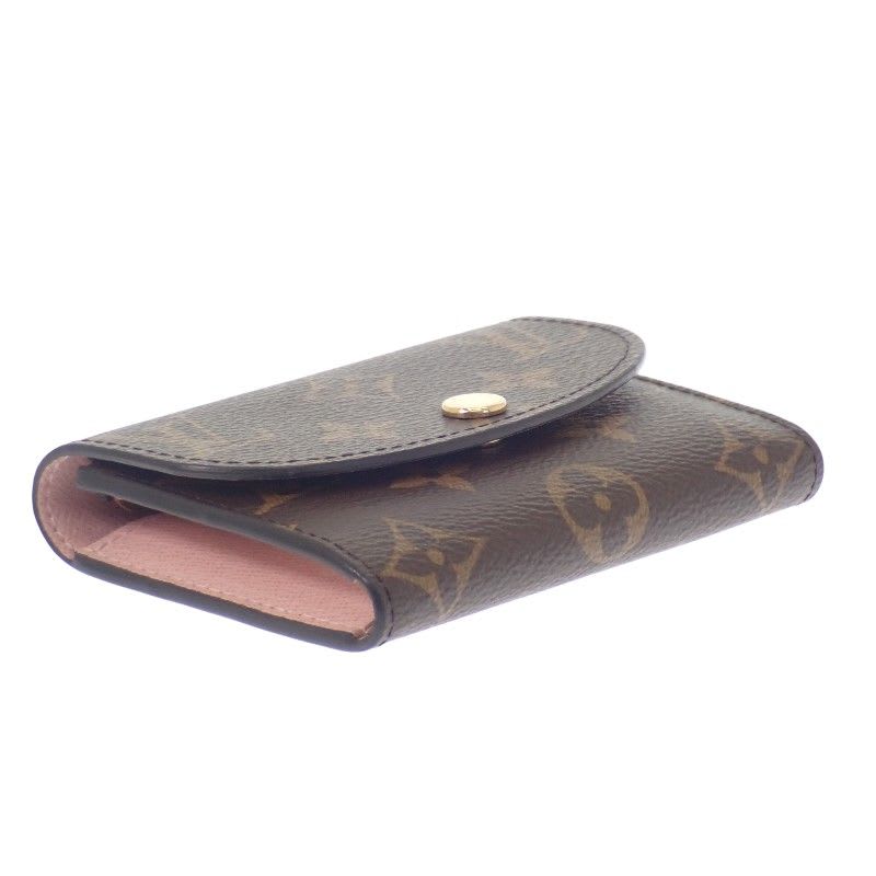 Louis Vuitton Portomone Rosalie Coin Case Monogram Canvas Pink Rose