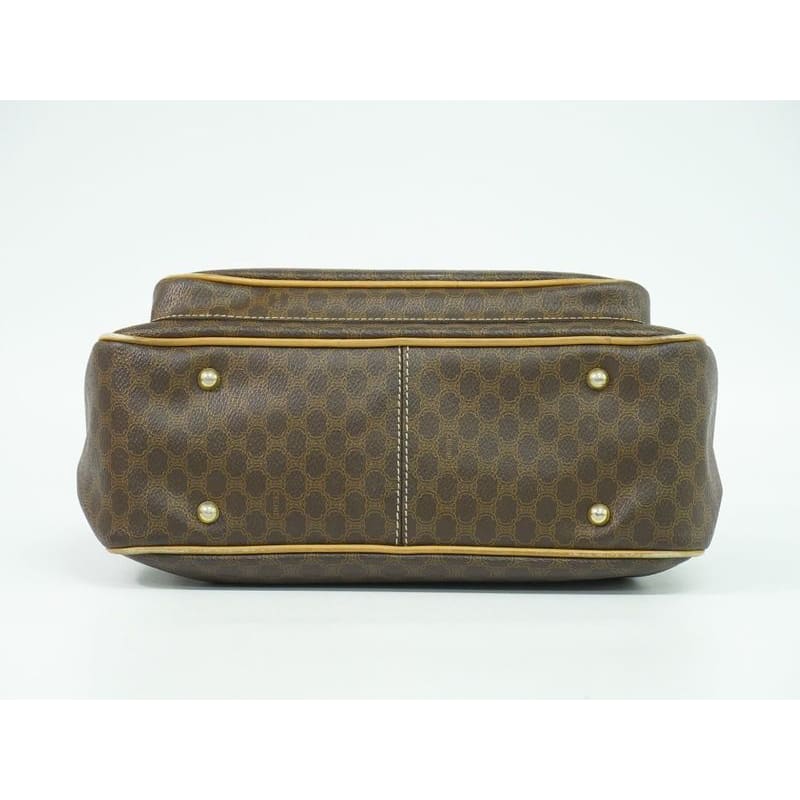 Celine Macadam Handbag Brown Bag