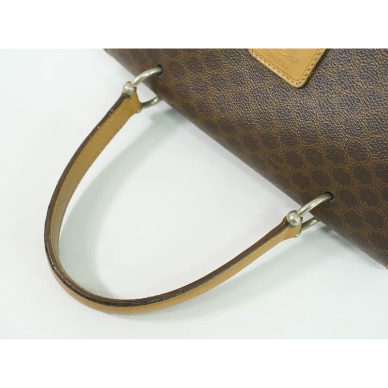 Celine Macadam Handbag Brown Bag