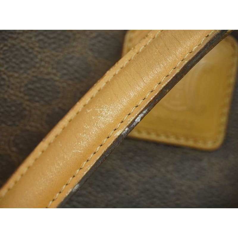 Celine Macadam Handbag Brown Bag