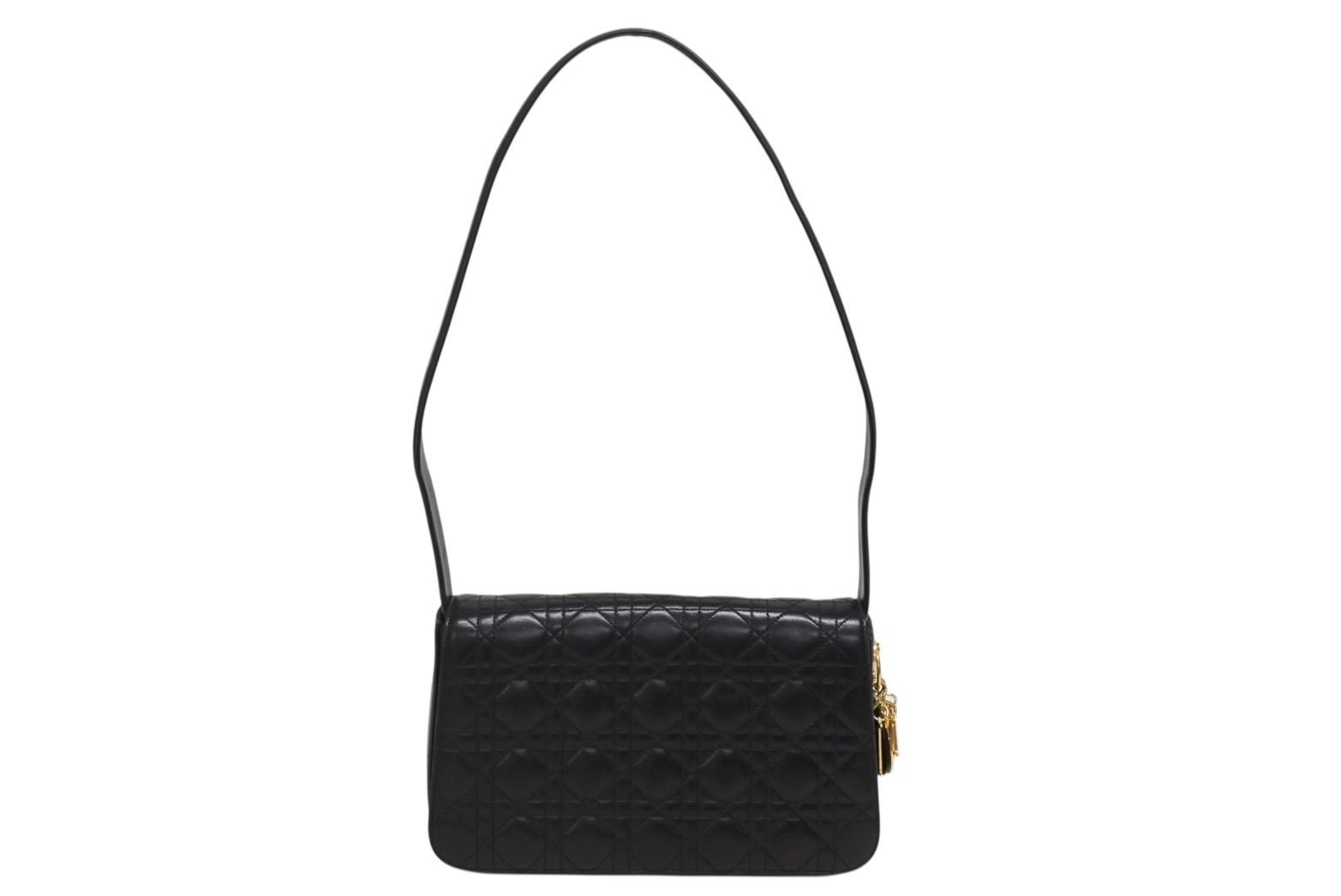Dior Cannage Bag Lambskin Black Gold