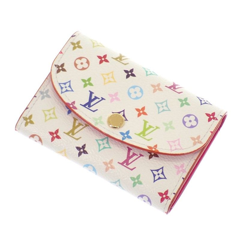 Louis Vuitton Portomone Rosalie Coin Case Monogram Multicolor Canvas