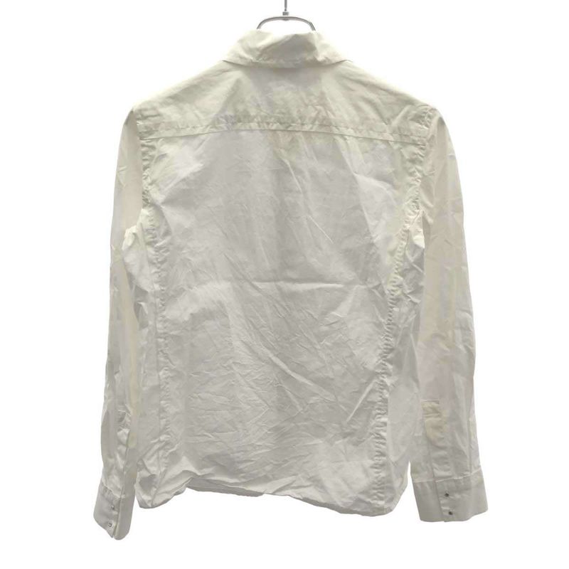 Louis Vuitton Snap Button Long Sleeve Shirt White 38