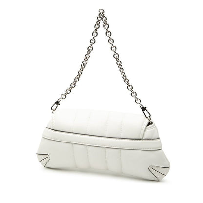 Gucci Horsebit Shoulder Bag Handbag 764255 White Leather Women's Gucci