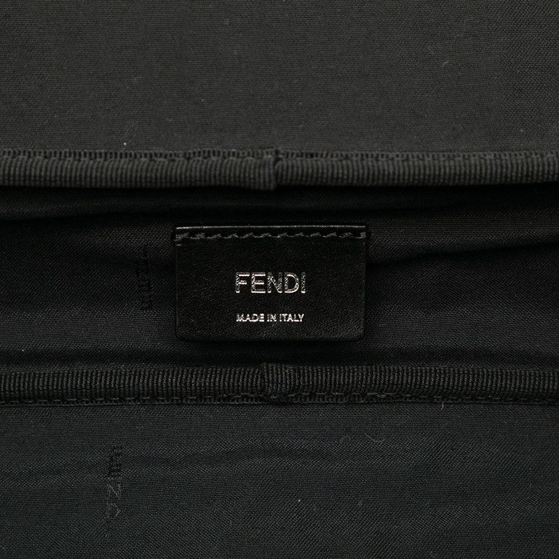 Fendi Zucca Second Bag Clutch Bag 7n0115 Gray Multicolor PVC Leather Men's Fendi