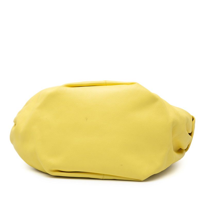 Bottega Veneta Double Knot Mini Handbag Yellow Leather Women's Bottega Veneta