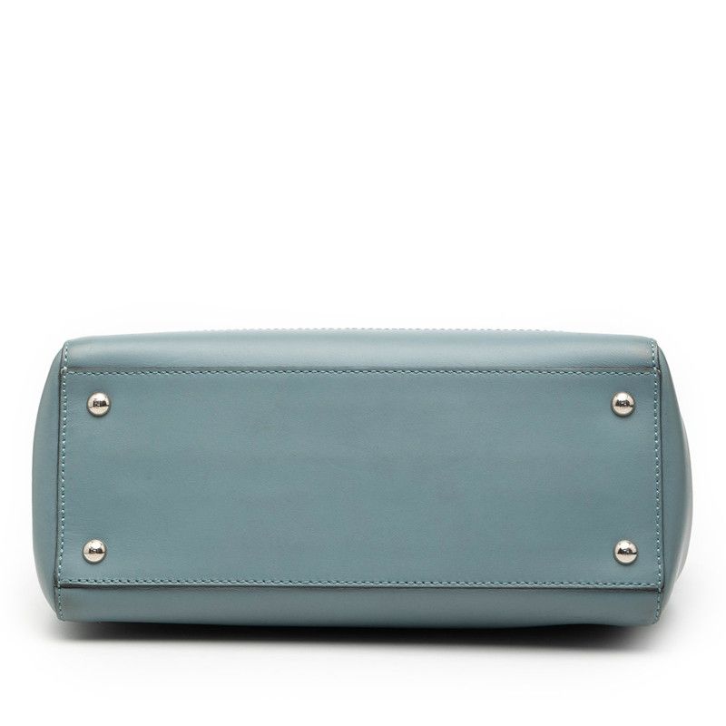 Fendicom Handbag Shoulder Bag 2WAY 8bn293 Blue Leather Ladies Fendi