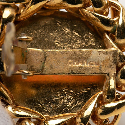 Chanel Coco Mark Ear Motif Gold Plated Ladies Chanel