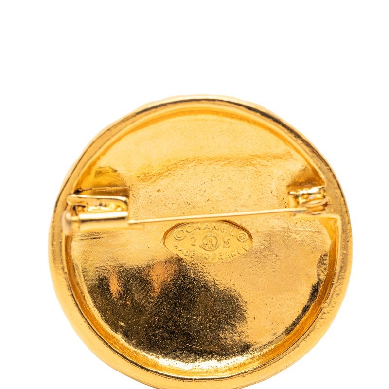 Chanel Coco Mark Matelasse Gold Plated Women's Chanel