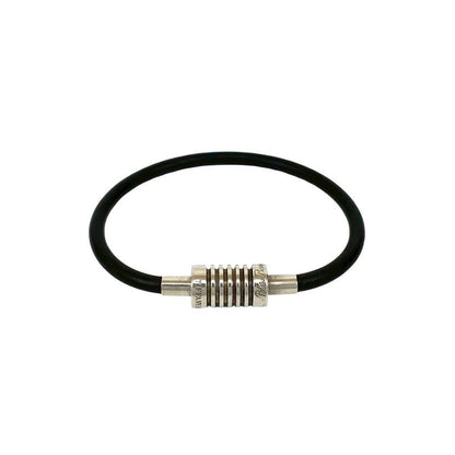 Tiffany & Co Paloma Groove Surfer Bracelet Silver 925 Rubber