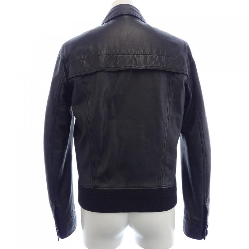 Saint Laurent 607790 Yc2oc Leather Jacket
