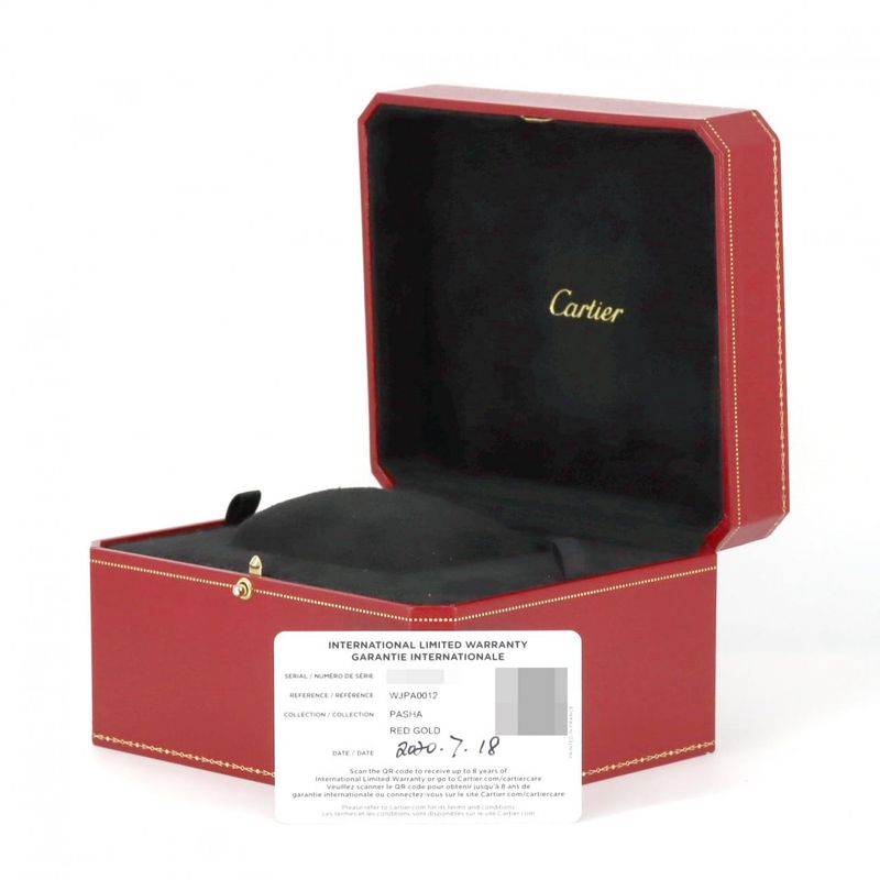Cartier Pasha De Cartier PG D Wjpa0012 Pg/rg Automatic Volume